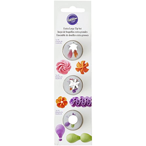 Wilton 418-1704 Icing Tip Set, X-Large