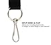 Vinylcation Deathly Hallows Lanyard Keychain and ID Holder with Detachable, Breakaway Buckle for Keys or Badge – Durable Black Polyester – Novelty Necklace