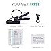 Vekkia 10 LED Music Stand Light, USB/AAA Battery Operated Book Light, Eye-Cared Clip on Light, 3 Brightness×3 Color Light up 2 Full Pages, Perfect for Readers, Music Stand