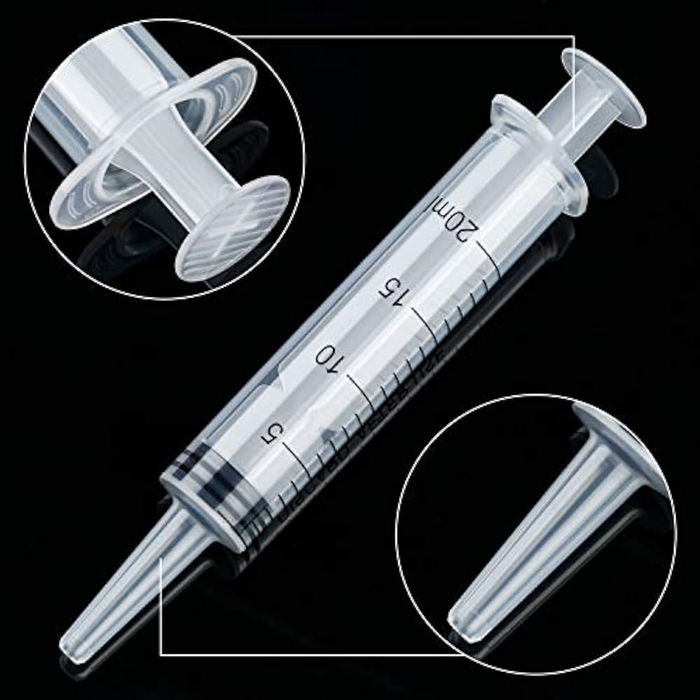 10 Pack Plastic Syringe Liquid Measuring Measurement For Scientific
