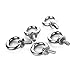 Eowpower 5 Pieces M5 Male Thread Machinery Shoulder Lifting Ring Eye Bolts
