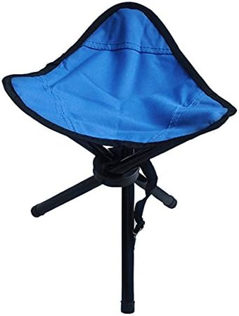 Portable Tripod Stool Folding Lightweight Chair Heavy Duty Foot Rest Seat for Outdoor Camping Walking Hunting Hiking Fishing Travel
