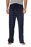 CYZ Men's 100% Polyester Micro Fleece Jogger Sleep Lounge Pants