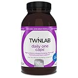 Twinlab Daily One Caps Multi-Vitamin and Mineral Supplement with Iron, 180 Capsules
