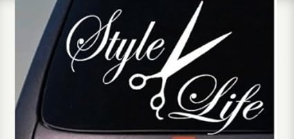 Amazon Com Ez Stik Hairstylist Life Style 6 Sticker Decal Barber