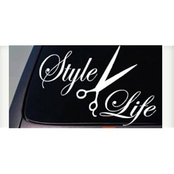 Amazon Com Ez Stik Hairstylist Life Style 6 Sticker Decal Barber