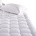 MEROUS King Size Cotton Mattress Pad - Pillow Top Hypoallergenic Quilted Mattress Topper,Fitted 18 Inch Deep Pocket Mattress Pad Cover