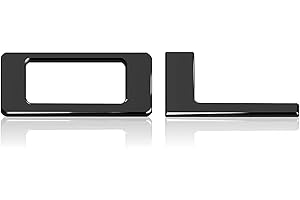 NOUHGGH Tailgate Inserts Letters Compatible for 2019-2021 2022 2023 Sild 1500 2500 HD Accessories, 3D Raised &Strong Adhesive Decals Letters Emblems (Gloss Black)