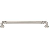 Top Knobs TK324PN Chareau Collection 7" Reeded Pull, Polished Nickel