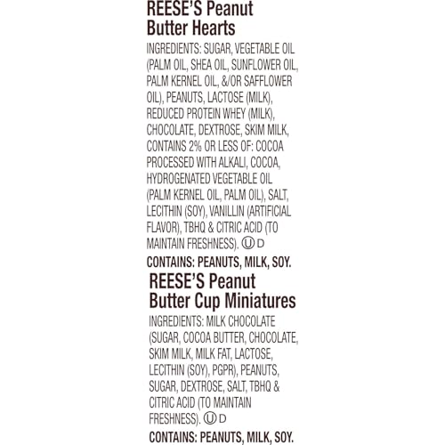 REESE’S ASSORTED CHOCOLATE PEANUT BUTTER SHAPES, VALENTINE’S CANDY BAG, 21.49 OZ
