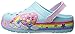 Crocs Kids' CrocsLights Rainbow Heart Light-Up Clog (Infant/Toddler/Little Kid/Big Kid), Ice Blue, 10 M US Toddler