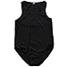 YiZYiF Men's Soft Smooth Freestyle Wrestling Singlet Bodysuit Underwear Black Medium