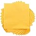 JAM PAPER Small Beverage Napkins - 5 x 5 - Yellow - 50/Pack