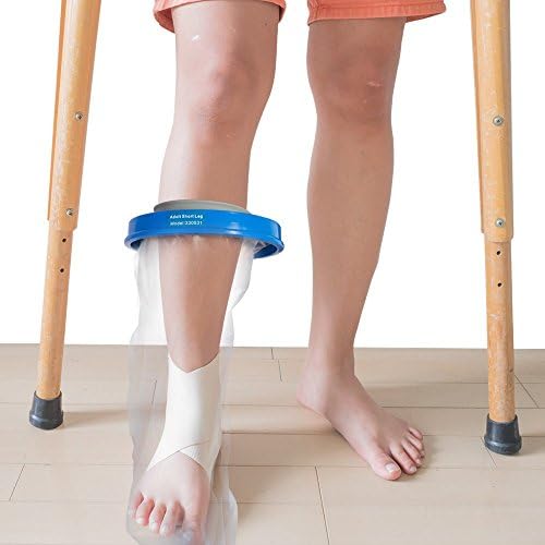 Adult Leg Cast Cover with Waterproof Seal Protection. Keep Casts