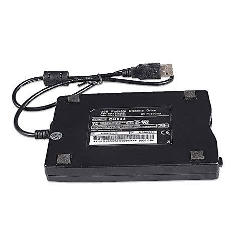 Xeminor Portable FDD USB Floppy Disk 1.44 MB Reader Drive External Floppy Disk Drive for Mac Windows 10/7/8/XP Use 1Pcs