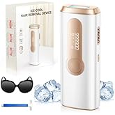 IPL Laser Hair Removal for Women and Men, Ice-Cooling Laser Hair Removal Device Safe at-Home Epilators for Face Armpits Arms Bikini Line Legs Whole Body