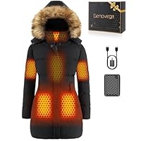 Graphene Women Heated Jacket 12V Fast Charge 18400mAh Large Capacity