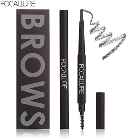 Vinjeely FOCALLURE Waterproof Eyebrow Pen Pencil With Brush Makeup Cosmetic Tool (A)