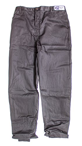 G-Force 4127MEDBK GF 125 Black Medium Single Layer Racing Pants
