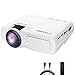 Home Cinema Led Projector - VTHENK Mini Video Projector 2600 Lux 1080P Full HD with 180