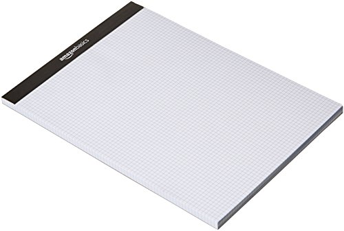 5 AmazonBasics+Paper+Pad+Quad+Ruled+2+Pack