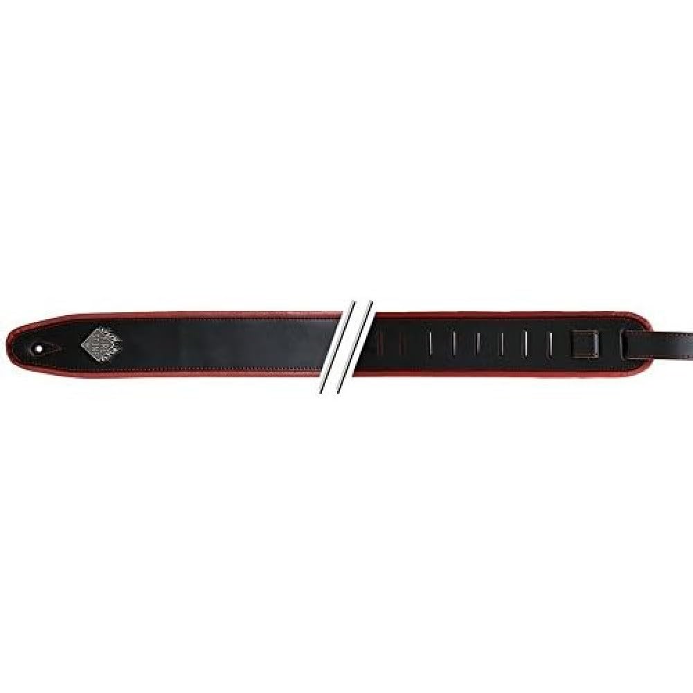 GEWA Fire & Stone 531601 guitar strap Comfort Edition black/red
