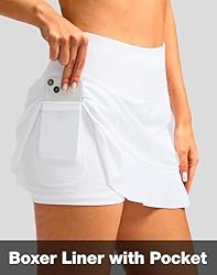 Soothfeel Women's Swim Skirt with Pocket High