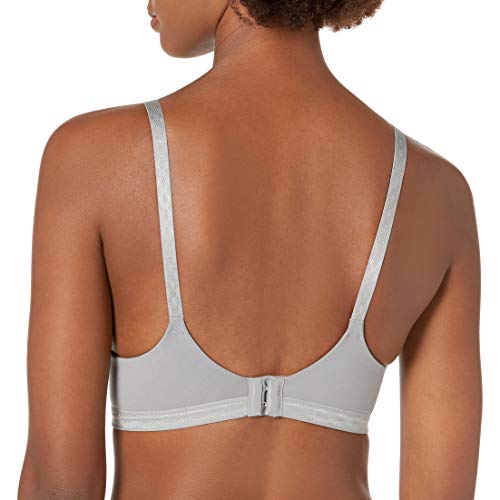 Warner's Women's Cloud 9 Super Soft Wireless Lightly Lined Comfort Bra 1269, Graphite Grey, 38B