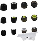 ALXCD Eartips for Jaybird Bluebud X X2 Wireless Earphone, SML 3 Sizes 6 Pair Soft Silicone & Memory Foam Replacement Ear Tips Gel Cushion, Fit for Jaybird Bluebud X2 X [Silicone & Foam]