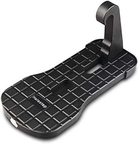 Doorstep for Car - Upgraded Vehicle Folding Ladder U Shaped Door Step Foot Pegs Easy Access to Car Rooftop Roof-Rack with Safety Hammer for Jeep Car SUV …
