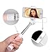 Selfie Stick Extendable Monopod With Mirror For IPhone 6s 6 Plus 5s 5 Android Samsung Galaxy S7 Edge/S4 Smart Phones(Rose Red)