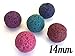 Multi-Colored Lava Stone Beads for Essential Oil Diffuser Necklace (14mm, 5-Pack)