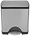 simplehuman Rectangular Step Trash Can, Fingerprint-Proof Brushed Stainless Steel, 25 Liters /6.5 Gallons