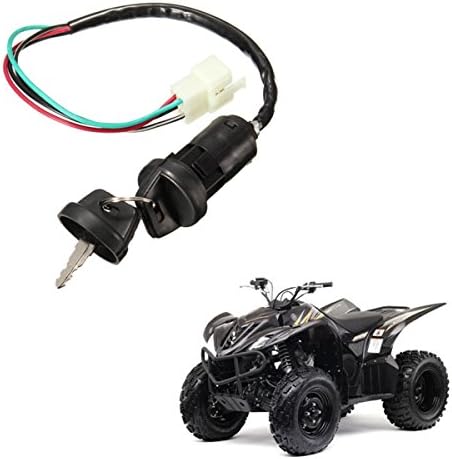 Viviance Universal Ignition Barrel Switch 4 Wires 2 Key For 50cc 70cc 90cc 110cc 125cc ATV Dirt Bike and other similar Chinese ATVs