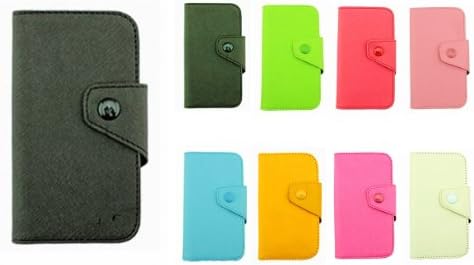 Fancy PU Leather cute Wallet Case Cover skin With Magnetic flap closure Diary for LG Optimus Mobile Cell Phone 2 (LG Optimus Logic L35g / Dynamic L38c L38G ( Straight Talk  Net10), black)