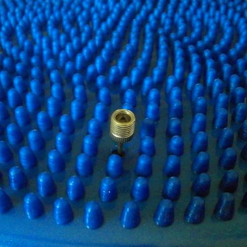 AppleRound Inflated Wobble Cushion with Pump, Air Stability Board, Core Balance Disc for Adults, Sensory Wiggle Seat for Kids, 13.5in / 34cm Diameter