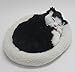 Signstek Breathing Sleeping Plush Kitty Cat Pet Black & White Shorthair