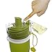 Kemier Collapsible Silicone Water Bottles-750ML,Medical Grade,BPA Free.Can Roll Up,26oz,Leak Proof Foldable Sports & Outdoor Water Bottles (Green)