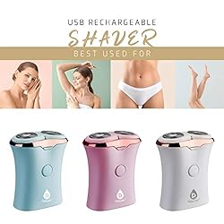 Pursonic USB Rechargeable Ladies Shaver, Removes