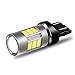 Alla Lighting T20 7440 7443 LED Light Bulbs Super Bright 4014 54-SMD 6000K Xenon White 12V W21W 7441 7442 7444 for Back-up Reverse Turn Signal Brake Stop Tail Light Replacement