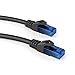 KabelDirekt Network Cable – Transmits Maximum Fiber-Optic Internet Speed – Network, Ethernet Cable, LAN Cable – 5X 25ft – Available in 1-100ft – for Gigabit Network, Router/Modem, RJ45 (Black/Blue)