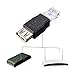 SinLoon 2-Pack AF-RJ45 USB to AF-8P8C Connector Crystal USB Transfer Network Plug