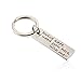 FAINOL Dad Boyfriend Gifts Drive Safe Keychain Personalized Key Chain I Need You Here with me for Men (Silver)