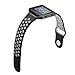 Fitbit Blaze Bands, EloBeth for Fitbit Blaze Soft Silicone Replacement Sport Band Fitbit Blaze Smart Fitness Watch (Black/Gray-Large)