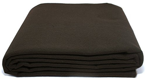 Anti-Tarnish Silver Cloth - Pre-cut by the Yard - Brown (1 Yard by 58")
