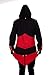 iFigure Cosplay Costume Hoodie Jacket for Adult and Child Black & red