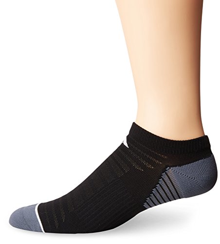 adidas Men's Superlite Speed Mesh No Show Socks (2 Pack), Black/White/Onyx, Large