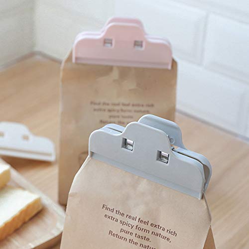 Xigeapg Kitchen Food Storage Bag Sealing Machine Household Clothespin Plastic Sealing Clip Snack Sealing Pocket Holder Pink