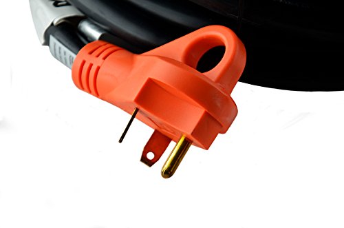 Power TechON RVC3002 50' 30 Amp RV Extension cord w/ Molded Connector and Handle