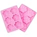 POPBLOSSOM BargainRollBack Silicone Dog Pet Animal Paw Print Ice Cube Chocolate Soap Candle Tray Mold Party Maker, MIX